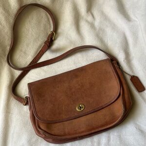 Vintage RARE Coach City Leather Crossbody Bag